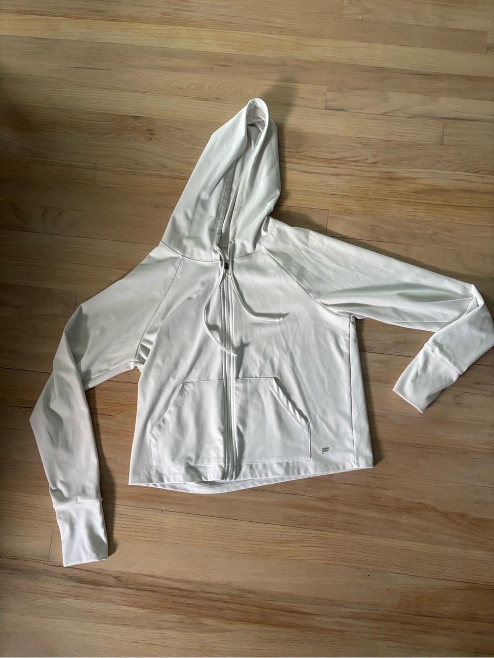 Fabletics White Women's Zip Hoodie